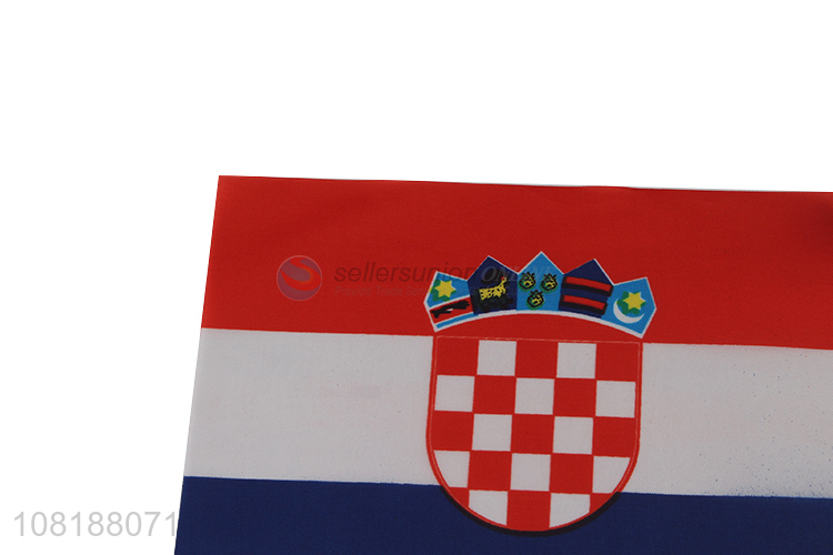 Low price small mini Croatia flag sport events handheld country flag