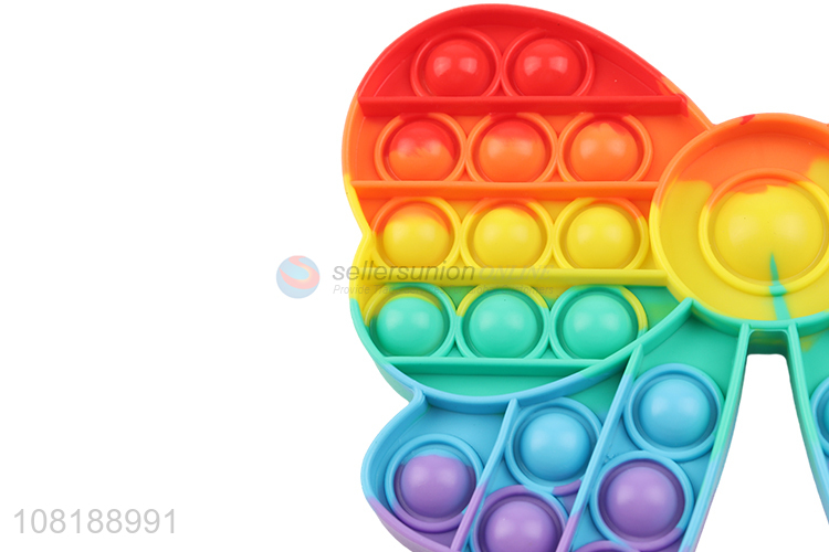 Online wholesale colourful sensory toy anti-stress bubble fidget toy