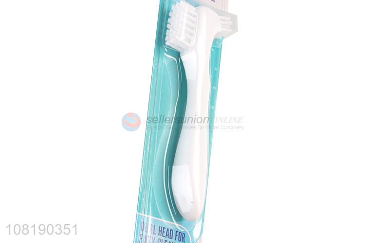 High Quality Dual Head Denture Brush Professional Toothbrush