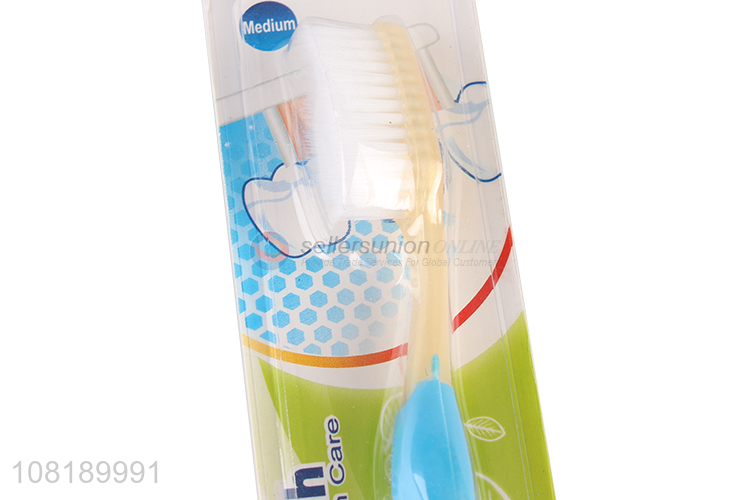 Factory Wholesale Plastic Handle Soft Nylon Toothbrush