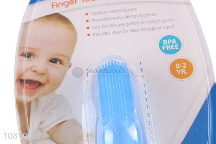 Popular Infant Oral Care Finger Toothbrush Silicone Toothbrush