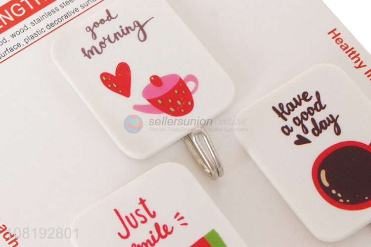 Fresh Style 3 Pieces Wall Hooks Multipurpose Sticky Hooks