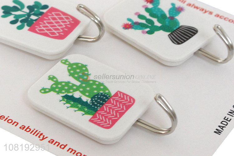 Best Quality 3 Pieces Heavy Duty Sticky Hooks Fashion Wall Hooks