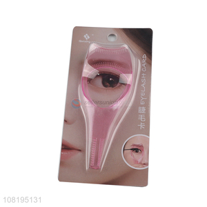 Wholesale cosmetic eyelashes tools eyelash guard curler applicator comb