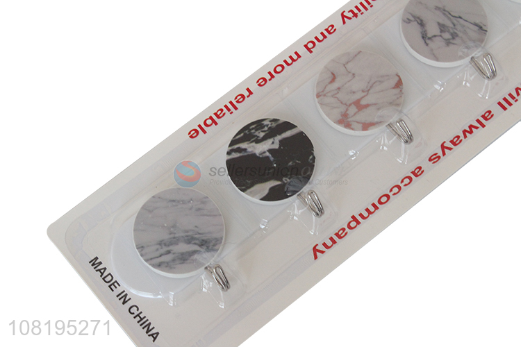 Yiwu wholesale plastic sticky hooks hangable hooks