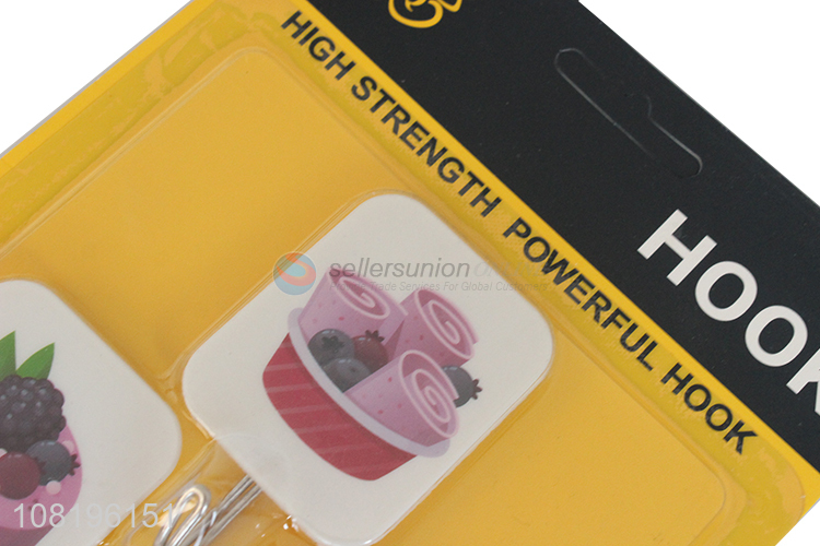 Hot selling plastic sticky hooks kitchen wall hooks