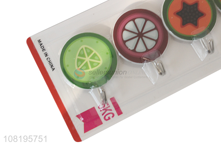 Hot selling plastic sticky hooks kitchen wall hooks