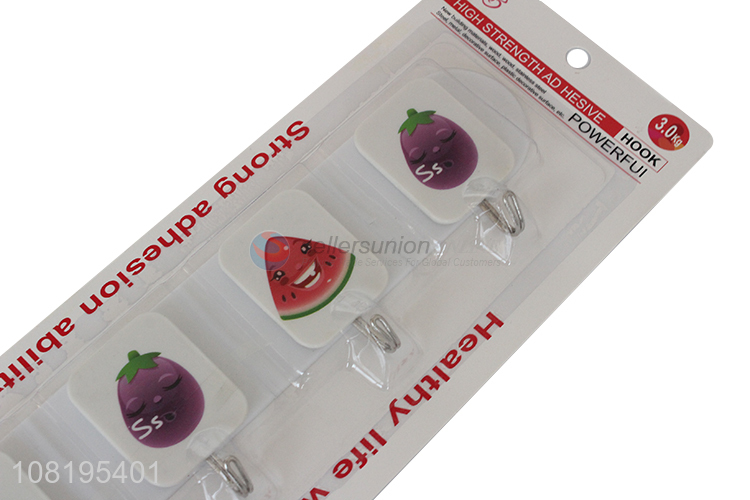 Good quality cartoon printed wall sticky hooks
