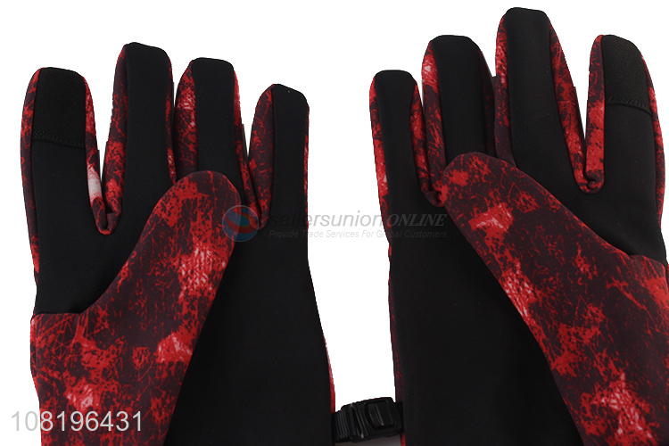 Fashion Style Leisure Gloves Custom Five Finger Glove