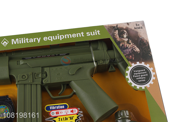 Yiwu market military equipment suit toys gun toys for children