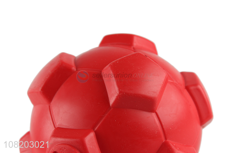 Factory direct sale red pets ball toys interactive toys wholesale
