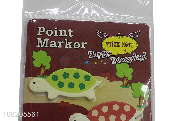Wholesale price cartoon tortoise office sticky notes