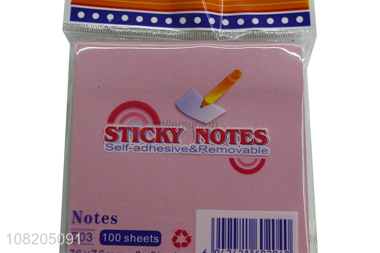 Good quality multicolor self-adhesive sticky notes