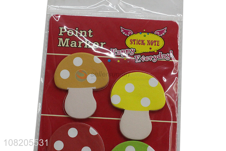 China wholesale cartoon mushroom paper sticky notes