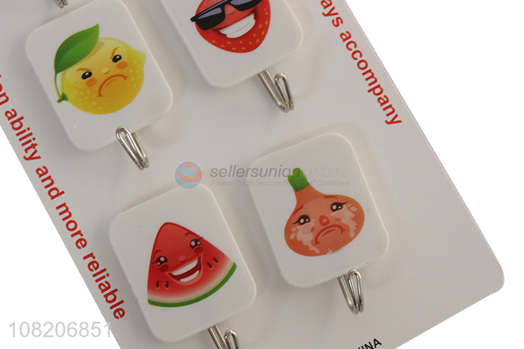 Good selling plastic heavy duty sticky hooks for hanging