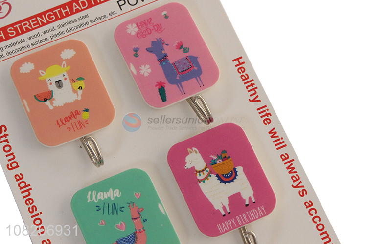 Best selling household plastic wall door sticky hooks wholesale