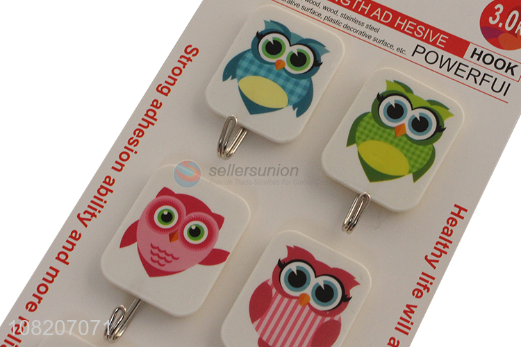 Factory supply household plastic wall sticky hooks for sale