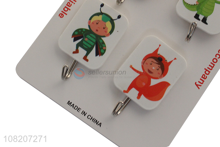 Online wholesale 6pieces self adhesive sticky hooks