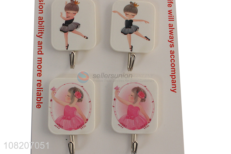 Yiwu market fashion household wall door sticky hooks