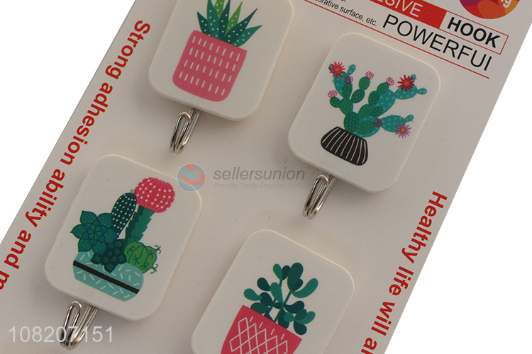 Wholesale from china plastic wall hooks sticky hooks