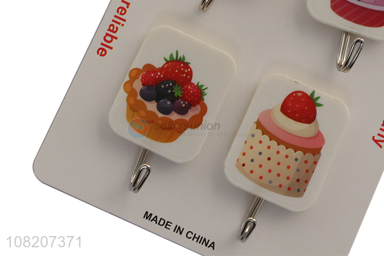 Good selling 6pieces self adhesive sticky hooks for hanger