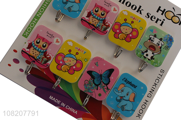 Creative design cute fashion household sticky hooks