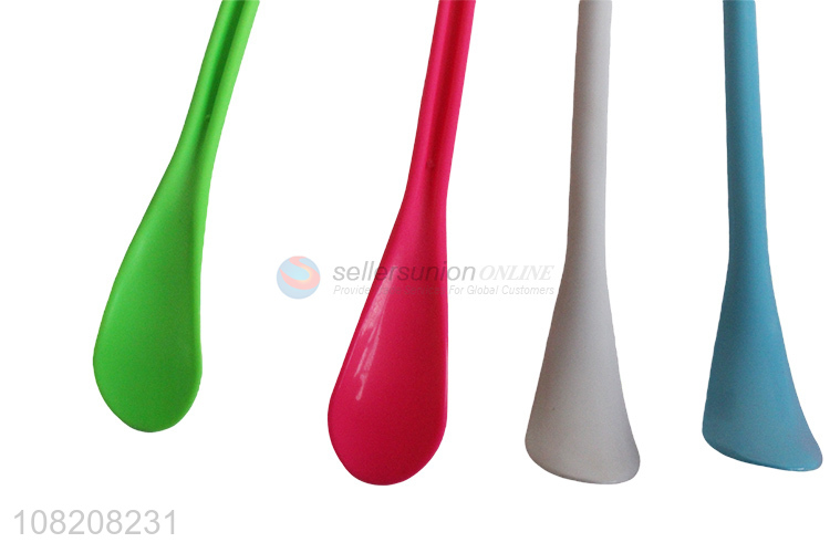 High quality multicolor long handle shoehorn for daily use