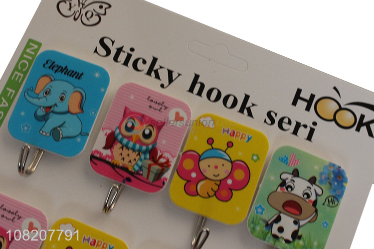 Creative design cute fashion household sticky hooks