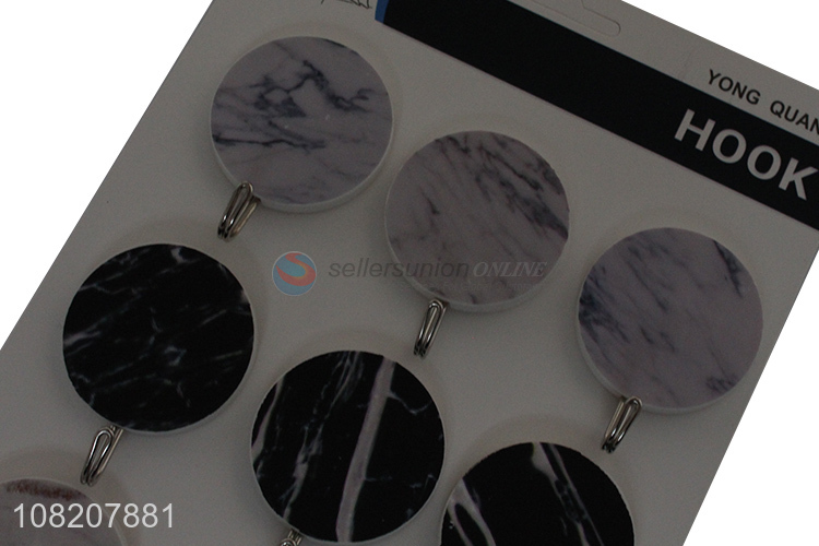 Best selling 9pieces household wall sticky hooks wholesale