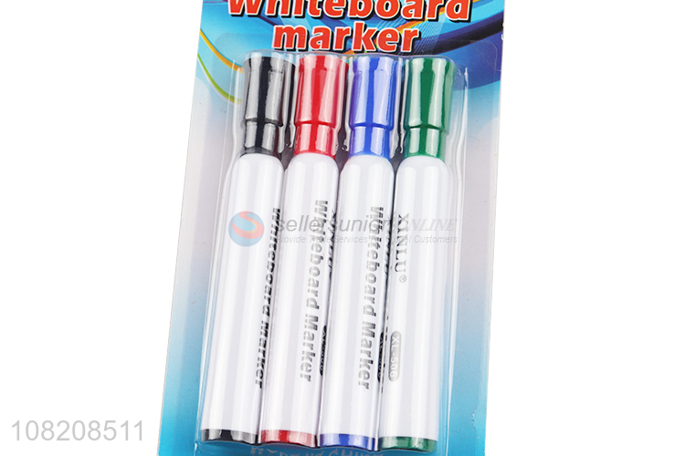 Wholesale 4 colors dry erase markers whiteboard markers for office