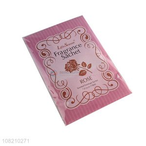 Yiwu wholesale creative rose fragrance sachet with hook