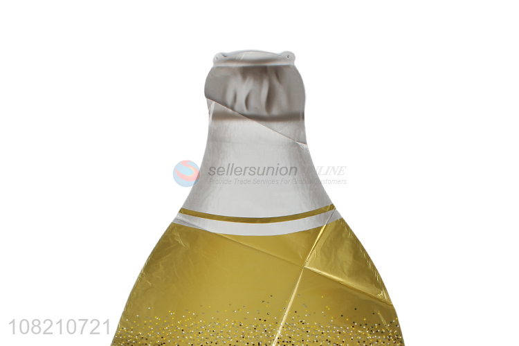 High Quality Beer Bottle Shape Foil Balloon Decorative Balloon