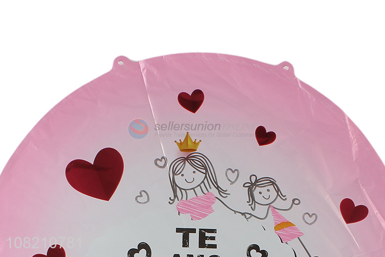 Fashion Design Pink Foil Balloon For Party Decoration