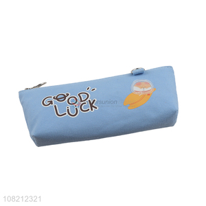 Online wholesale blue cartoon canvas pencil case