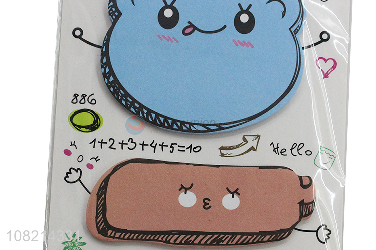 Wholesale cute cartoon sticky notes for girls stationery