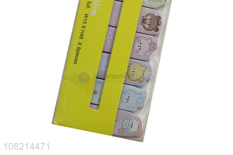Recent design cartoon bear sticky notes for students