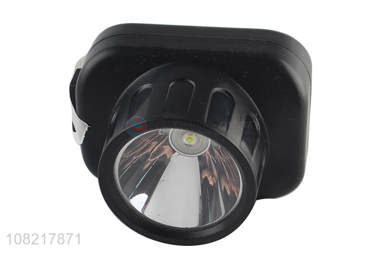 Hot selling black LED headlight with lanyard