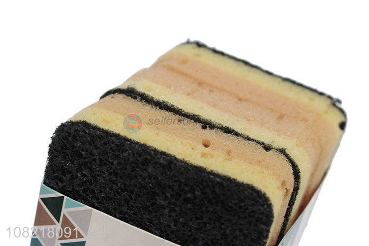 Hot selling creative scouring pads kitchen cleaning sponge