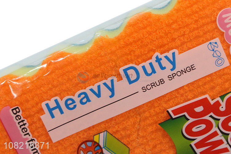 Yiwu direct sale creative heavy duty scrub cleaning sponge