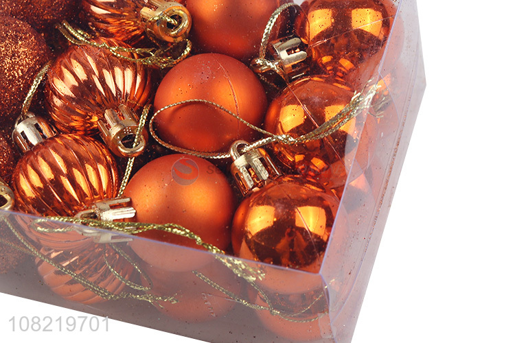 Factory wholesale orange fun christmas decorative ball