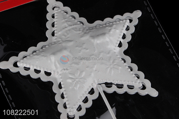 Good Price Metal Five-Pointed Star Christmas Tree Top Star