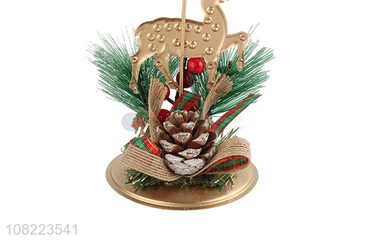 Wholesale Christmas Desktop Decoration Candle Holder