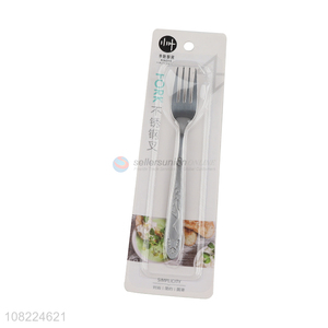 Hot selling food grade stainless steel dining forks metal cutlery