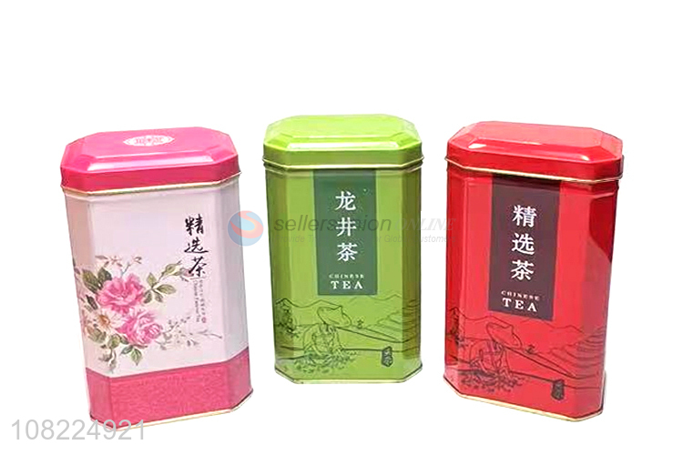 Custom Tea Packaging Metal Tin Box Tea Container Tin Can