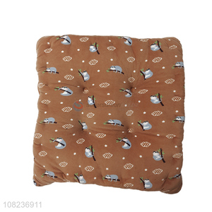 Recent design square cute cartoon printing chair cushion chair pads