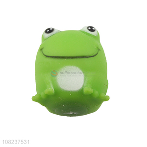 Factory direct sale frog shape soft tpr animal toys wholesale