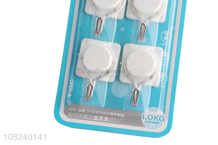 Best Sale 4 Pieces Strong Adhesive Hook Kitchen Wall Hooks