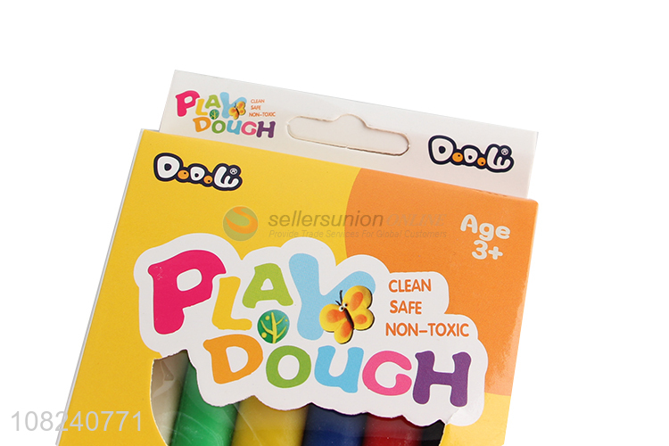 Latest products non-toxic clean 6colors play dough toys