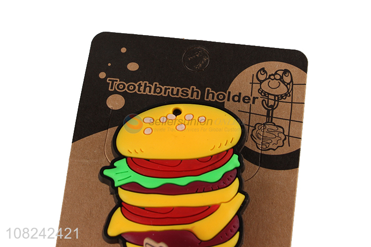 Factory price lovely heavy duty wall mounted pvc toothbrush holder