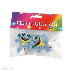 China supplier 2 pieces heavy duty towel hooks plastic sticky hooks
